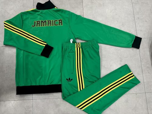 2026-2027 Jamaica Green Soccer Windbreaker Tracksuit Jacket Football Jacket and Pants