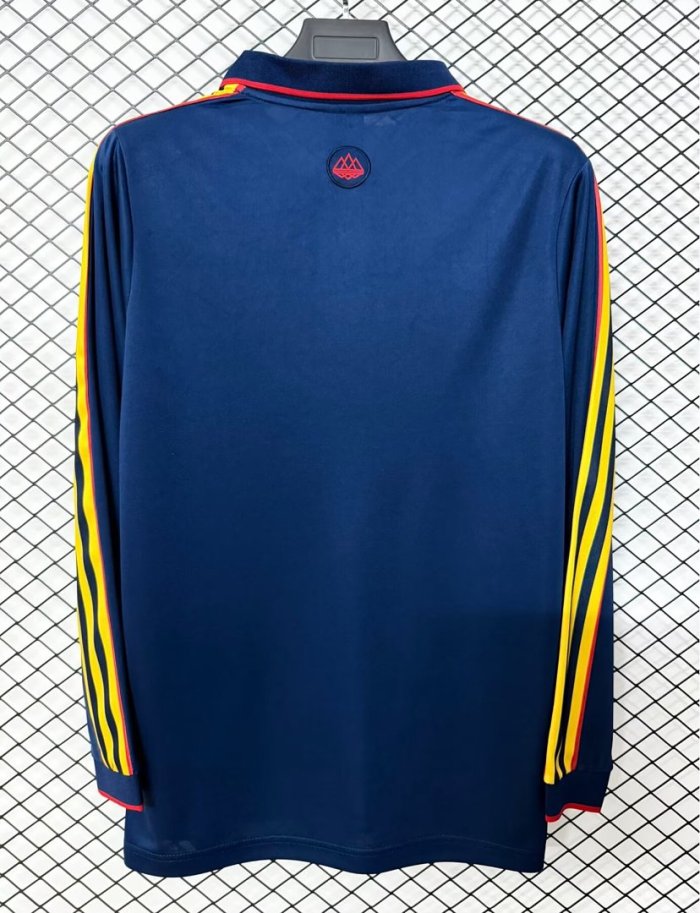 Long Sleeve 2026-2027 Arsenal Dark Blue Retro Model Soccer Jersey Football Shirt