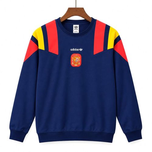 2026 Spain Dark Blue ETQ Soccer Training Jersey Football Sweater