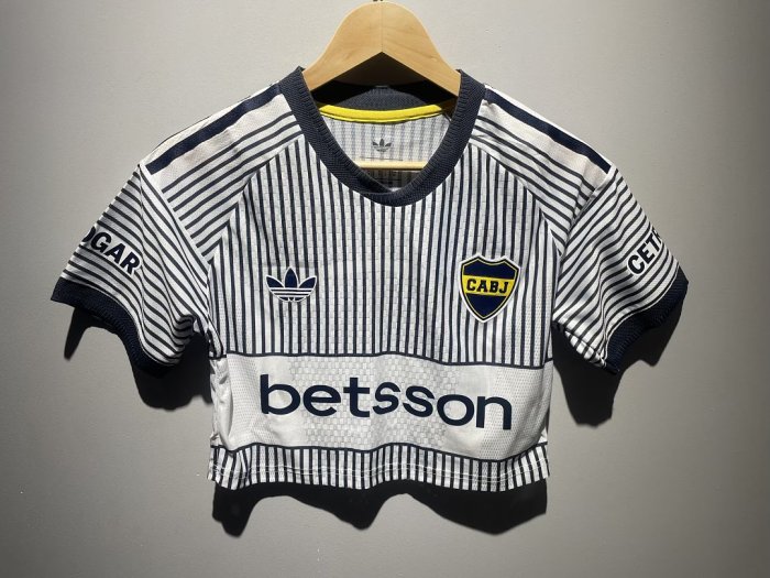 Women 2026-2027 Boca Juniors Away Crop Soccer Shirt Girl Football Jersey