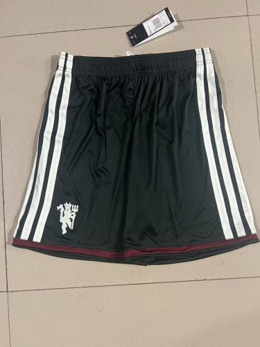 Fan Version 2026-2027 Manchester United Third Away Dark Green Soccer Shorts Football Shorts