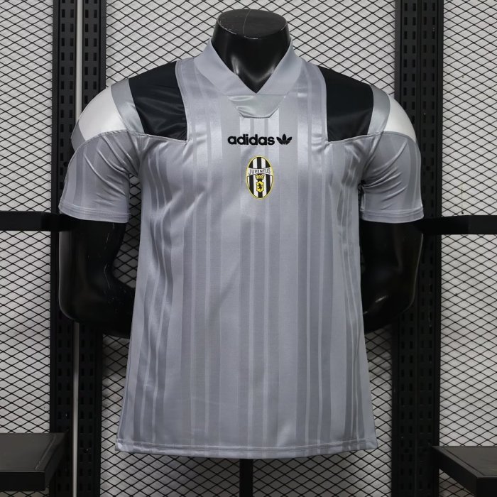 Maillot Juve Shirt Player Version 2026-2027 Juventus Grey EQT Shirt Soccer Jersey Football Shirt
