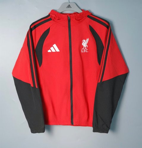 2026-2027 Liverpool Red Soccer Windbreaker Jacket Football Jacket