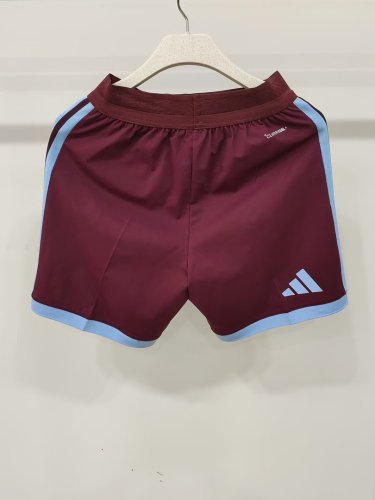 Player Version 2026-2027 Aston Villa Home Soccer Shorts Football Shorts