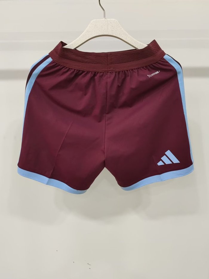 Player Version 2026-2027 Aston Villa Home Soccer Shorts Football Shorts
