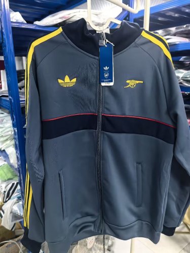 2026-2027 Arsenal Dark Blue Retro Collection Soccer Jacket Football Jacket