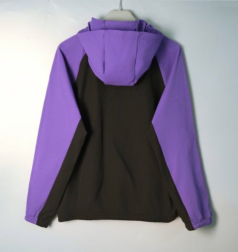 2026-2027 Barcelona Black/Purple Soccer Windbreaker Jacket Football Jacket