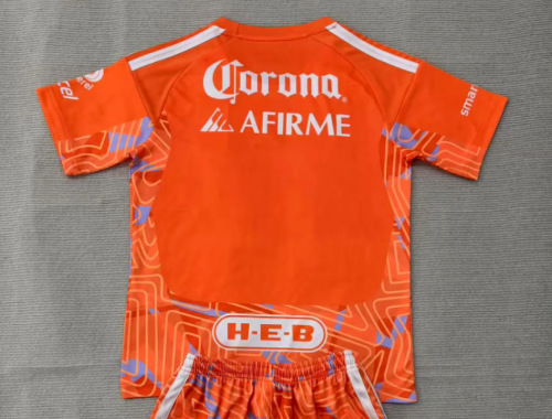 Fan Version 2026-2027 Tigres UANL Orange Goalkeeper Soccer Jersey Football Shirt