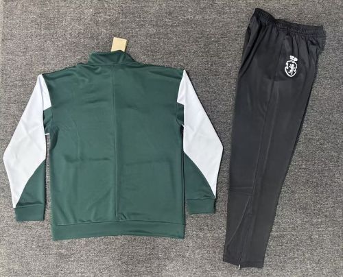 2026-2027 Sporting Lisbon Green Windbreaker Soccer Tracksuit Jacket Football Jacket and Pants