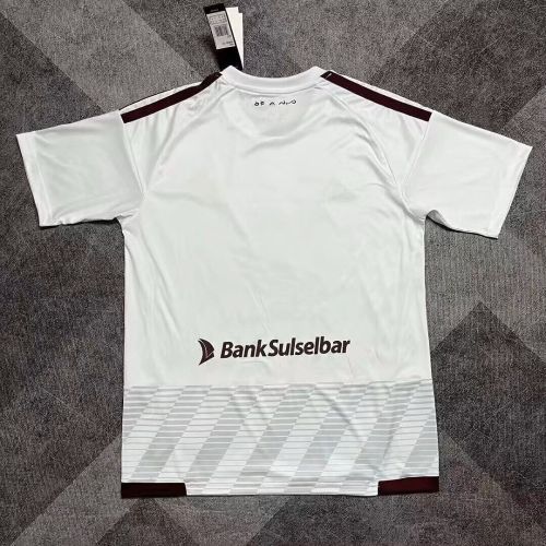 Fan Version 2026-2027 PSM Makassar Away White Soccer Jersey Football Shirt