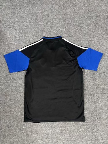 Fan Version 2026-2027 Leeds United Black/Blue Soccer Polo Football Shirt