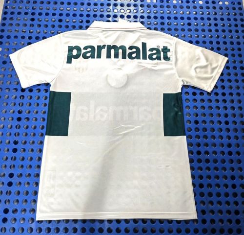 Retro Jersey 1996-1997 Palmeiras Away White Soccer Jersey Vintage Football Shirt