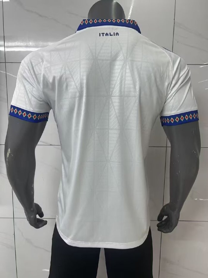 Player Version 2027 Italy Away White Soccer Jersey Football Shirt