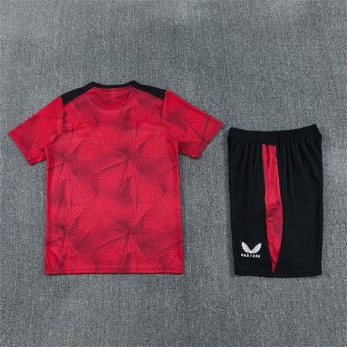 Adult Uniform 2026-2027 Feyenoord Rotterdam Red Soccer Training Jersey and Shorts Football Kits