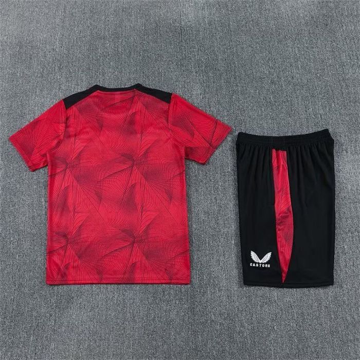 Adult Uniform 2026-2027 Feyenoord Rotterdam Red Soccer Training Jersey and Shorts Football Kits