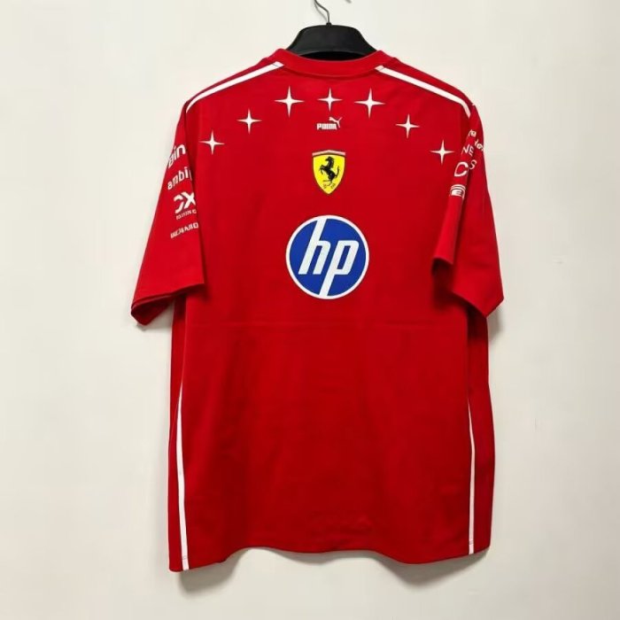 2026 Ferrari Red T-shirt Racing Jersey
