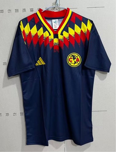 Fan Version 2026-2027 Club America Dark Blue Retro Model Soccer Jersey Football Shirt