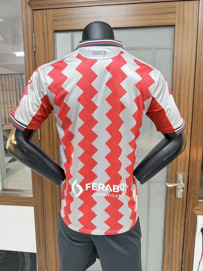 Fan Version 2026-2027 US Cremonese Home Soccer Jersey Football Shirt