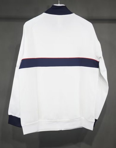 2026-2027 Bayern Munich White/Dark Blue Soccer Windbreaker Jacket Football Jacket