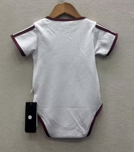 Baby Cloth 2026-2027 Liverpool Away White Soccer Jersey Baby Onesies