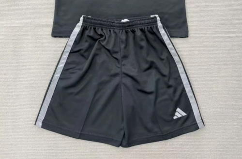 Fan Version 2026-2027 Leeds United Third Away Black Soccer Shorts Football Shorts