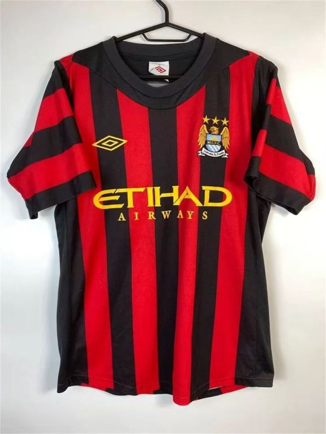 Retro Jersey 2011-2012 Manchester City Away Soccer Jersey Vintage Football Shirt