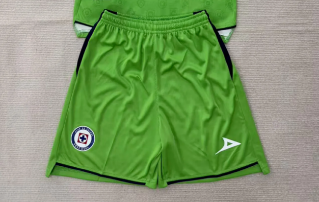Fan Version 2026-2027 Cruz Azul Green Goalkeeper Soccer Shorts Football Shorts