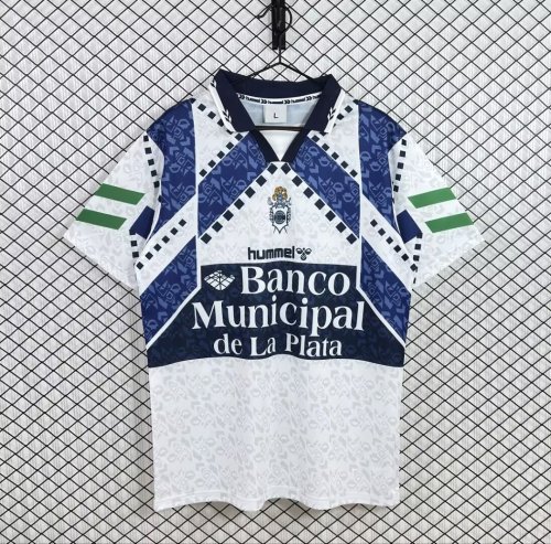 Retro Jersey 1996-1997 Gimnasia y Esgrima La Plata Home Soccer Jersey Vintage Football Shirt