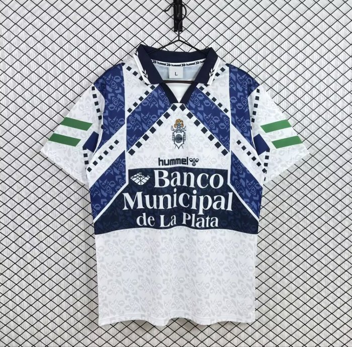 Retro Jersey 1996-1997 Gimnasia y Esgrima La Plata Home Soccer Jersey Vintage Football Shirt