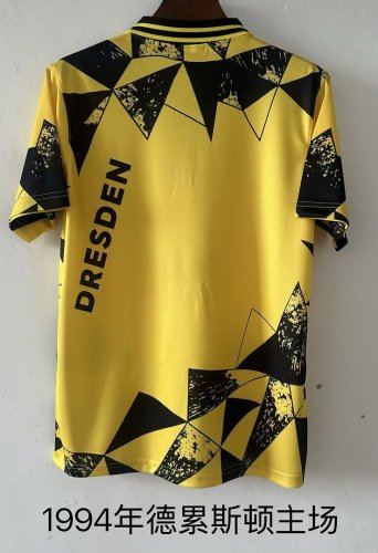 Retro Jersey 1994 Dynamo Dresden Home Soccer Jersey Vintage Football Shirt