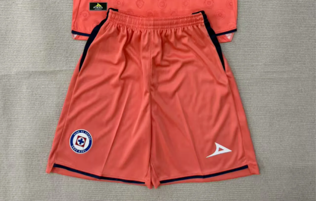 Fan Version 2026-2027 Cruz Azul Orange Goalkeeper Soccer Shorts Football Shorts