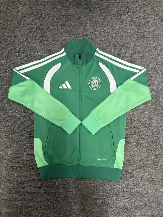 2026-2027 Celtic Green Soccer Windbreaker Jacket Football Jacket