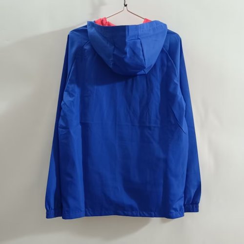 2026-2027 Arsenal Blue/Red Soccer Windbreaker Jacket Football Jacket