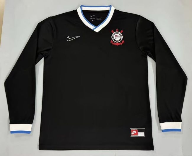 Long Sleeve 2026-2027 Corinthians Black Special Edition Soccer Jersey Camisetas de Futbol