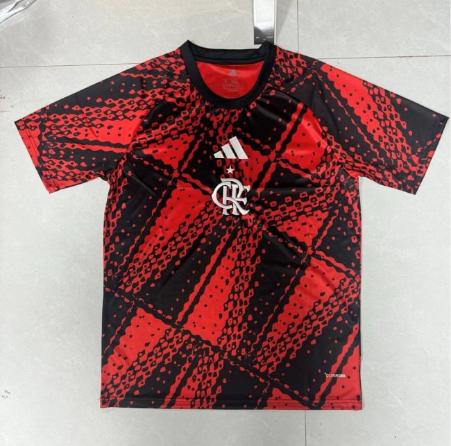 Fan Version 2026-2027 Flamengo Red/Black Soccer Training Jersey Football Shirt