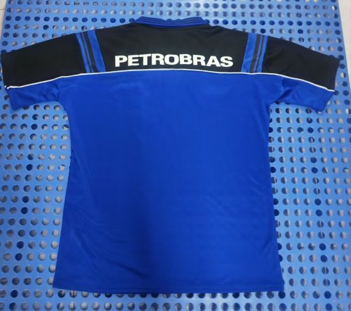 Retro Jersey 1999 Flamengo Blue Goalkeeper Soccer Jersey Vintage Football Shirt