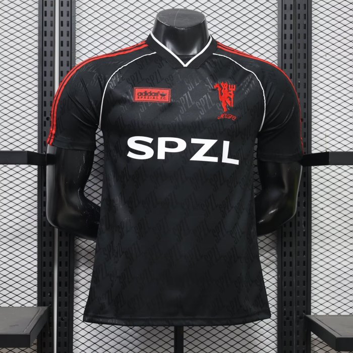 Player Version 2026-2027 Manchester United black spzl version Soccer Jersey Football Shirt