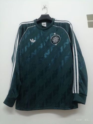 Long Sleeve Fan Version 2026-2027 Celtic Dark Green Retro Model Soccer Jersey Football Shirt