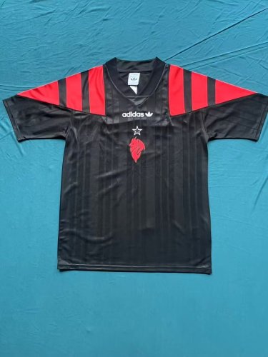 Fan Version 2026-2027 AC Milan Black EQT Soccer Jersey AC Football Shirt
