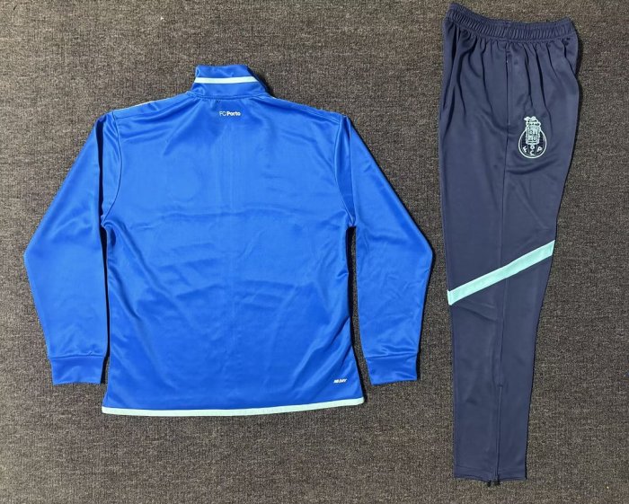 2026-2027 Porto Blue Soccer Windbreaker Tracksuit Jacket Football Jacket and Pants