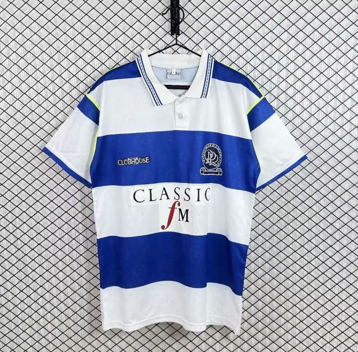 Retro Jersey 1992-1993 Queens Park Rangers Home Soccer Jersey Vintage Football Shirt
