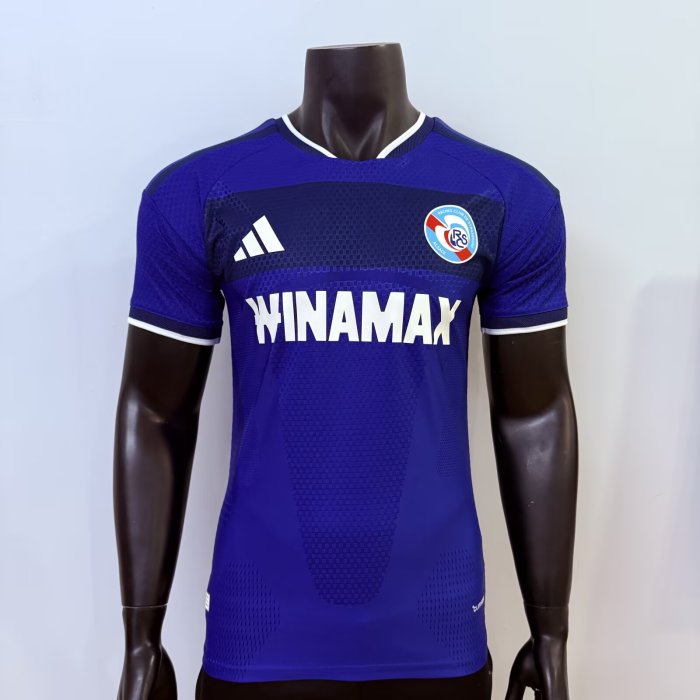 Player Version 2026-2027 Racing Club de Strasbourg Alsace Home Soccer Jersey Football Shirt