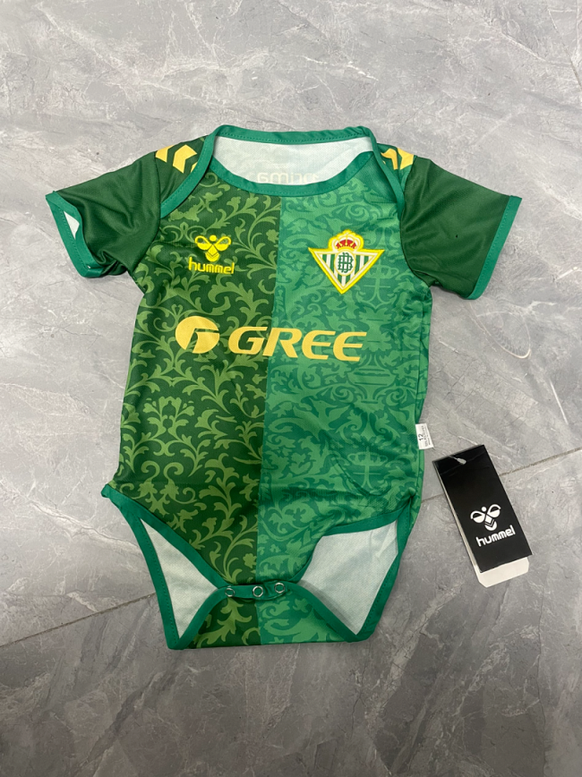 Baby Cloth 2026-2027 Real Betis Green Soccer Jersey Baby Onesies