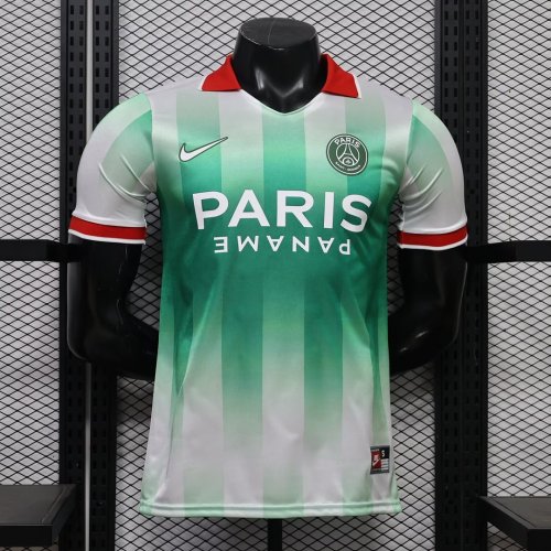 Player Version 2026-2027 PSG White/Green Special Edition Soccer Jersey Paris Football Maillot