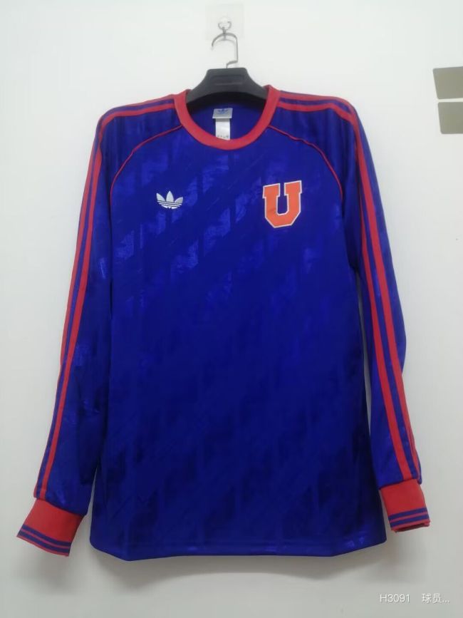 Long Sleeve 2026-2027 Club Universidad de Chile Dark Blue Retro Model Soccer Sweater Football Shirt