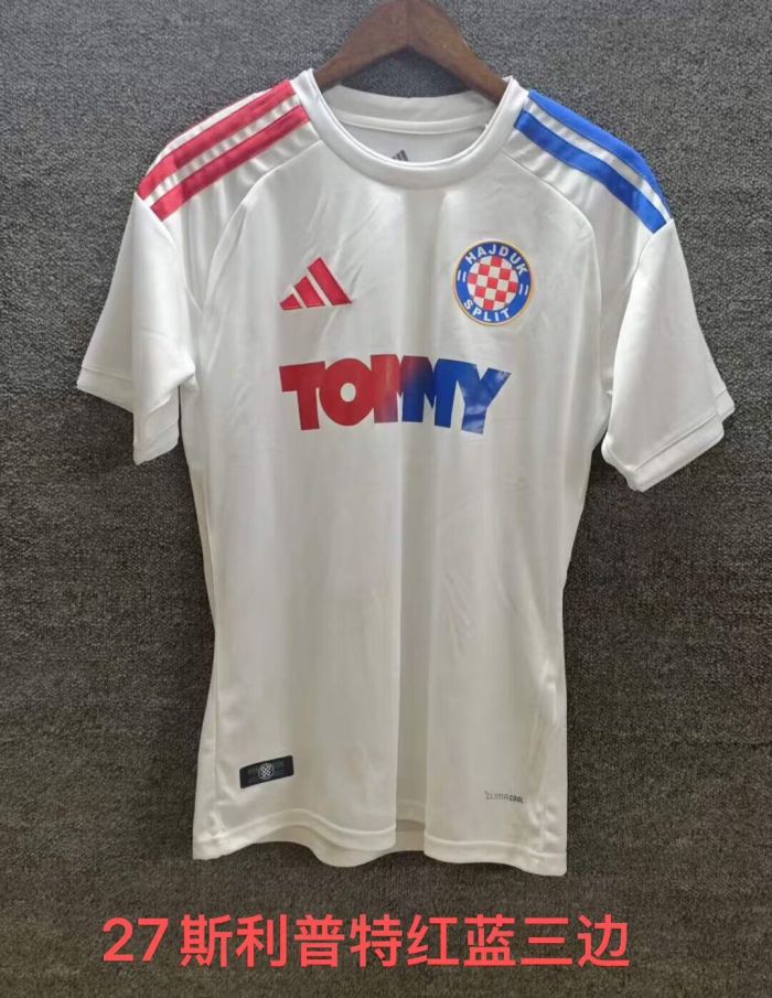 Fan Version 2026-2027 Hajduk Split White Soccer Jersey Football Shirt