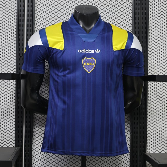 Player Version 2026-2027 Boca Juniors Dark Blue EQT Soccer Jersey Football Shirt