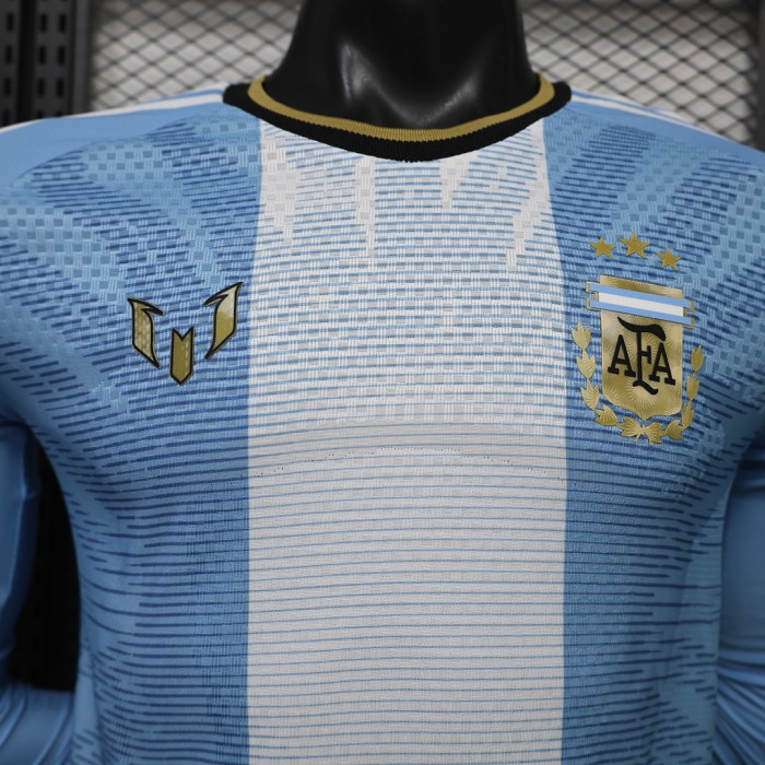 Long Sleeve Player Version Argentina X Messi 2026 Special Edition Soccer Jersey Football Shirt