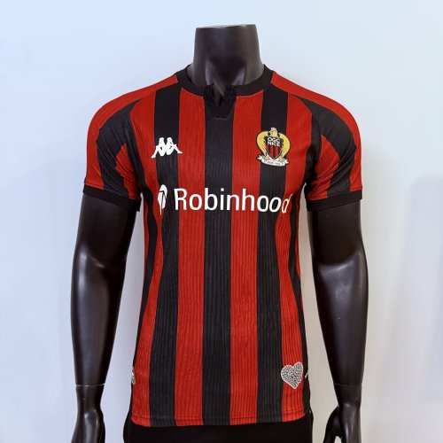 Maillot Nice Shirt Player Version 2026-2027 Nice Home Soccer Jersey
