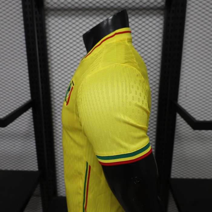 Player Version 2027 Mali Away Yellow Soccer Jersey Football Shirt